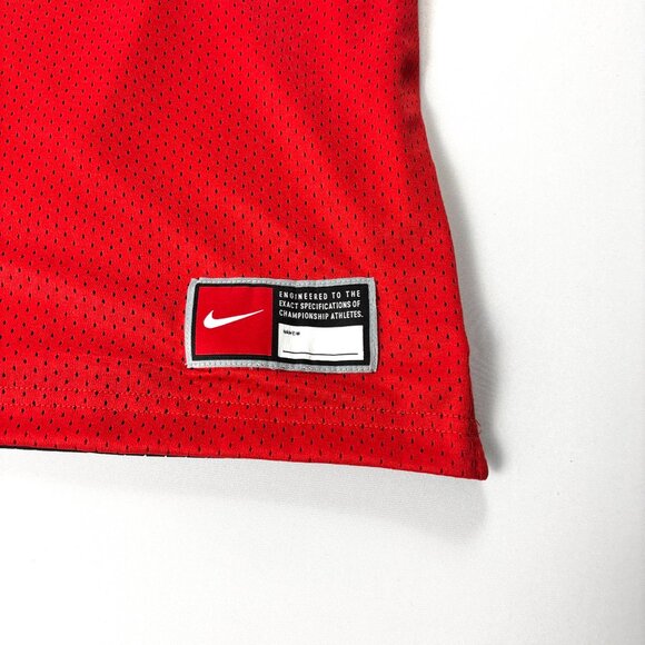 Chicago Bulls Courtside Nike Mens NWT Mesh Practice Jersey Red Black Reversible - Picture 10 of 12